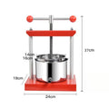 Stainless Steel Manual Juicer 2L – Fruit & Vegetable Squeezer Manual Juicer Axl Manual Juicer-2L