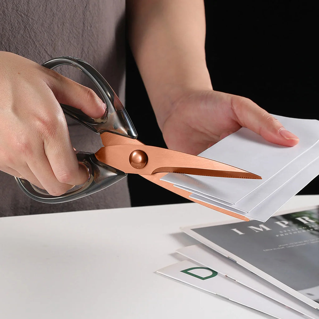 SHENJIU Titanium-Plated Tailor Scissors – Handmade Craft Shears Tailor Scissors Axl