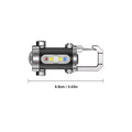 COB LED Keychain Flashlight – Rechargeable, 7 Modes, IPX4 LED Keychain Flashlight Axl A