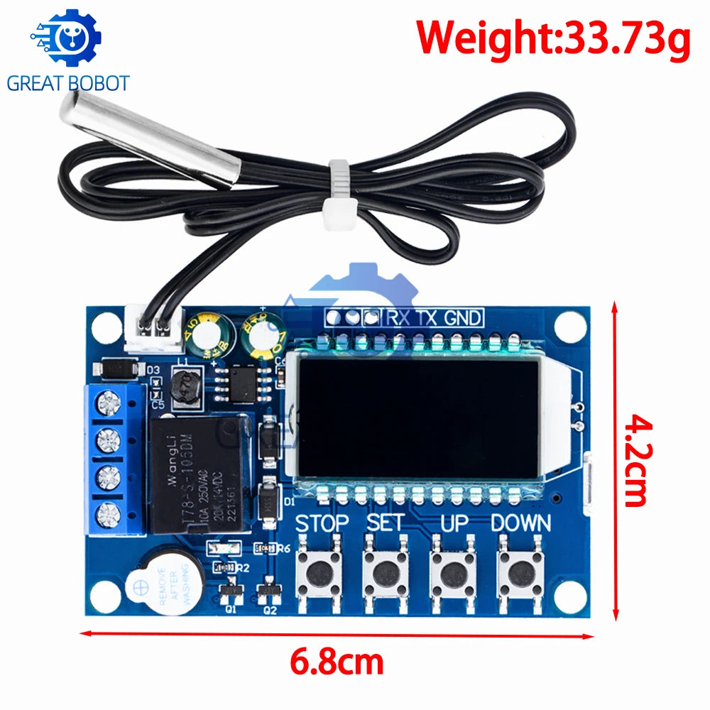 XY-T01 Digital Thermostat Temperature Control Switch Module Thermostat Control Module Axl
