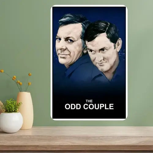 The Odd Couple Classic TV Show Metal Poster Sign Metal Wall Sign Axl aluminum sign aluminum 20x30cm