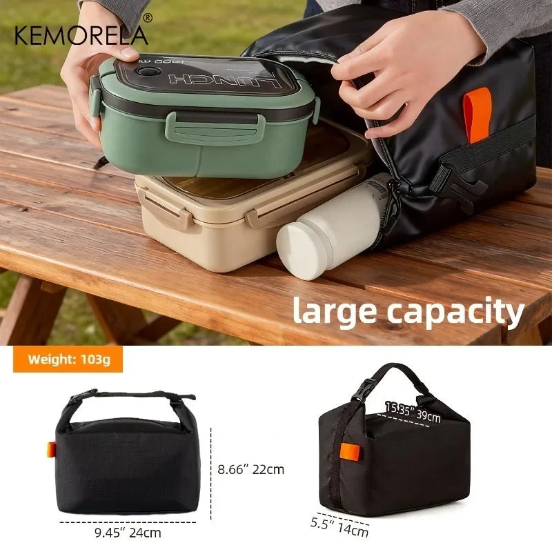 Large Insulated Lunch Bag – Aluminum Foil Bento Cooler Bag Insulated Lunch Bag Axl