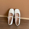 Women's Bow Mary Jane Ballet Flats – Sweet Elegant Shoes Ballet Flats Axl Beige 40