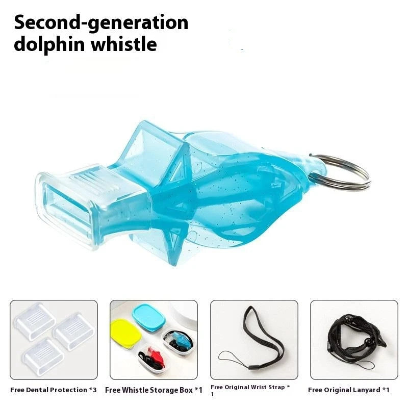 Seedless Referee Whistle Set – Loud Sports Whistle with Lanyard Referee Whistle Axl 2 Light blue