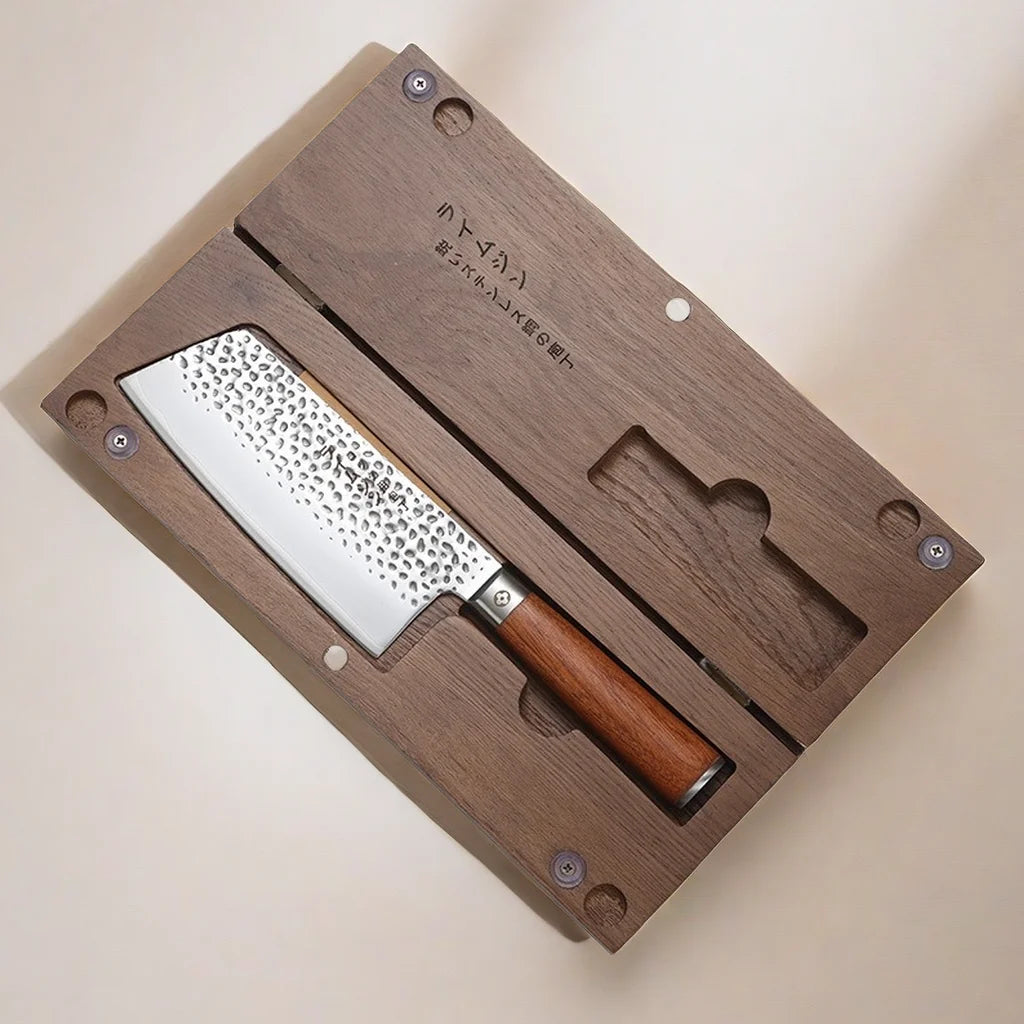 Hand Forged Cleaver Knife & Acacia Cutting Board Set Knife & Board Set Axl