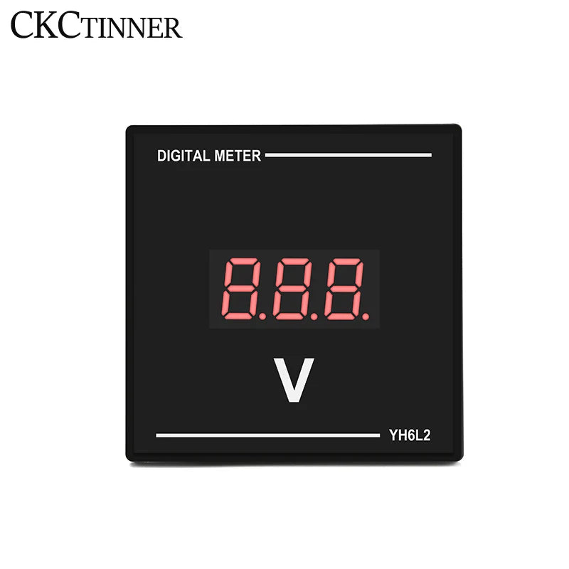 Digital Voltmeter Ammeter AC 50–500V Panel Meter 220V 380V Digital Panel Meter Axl