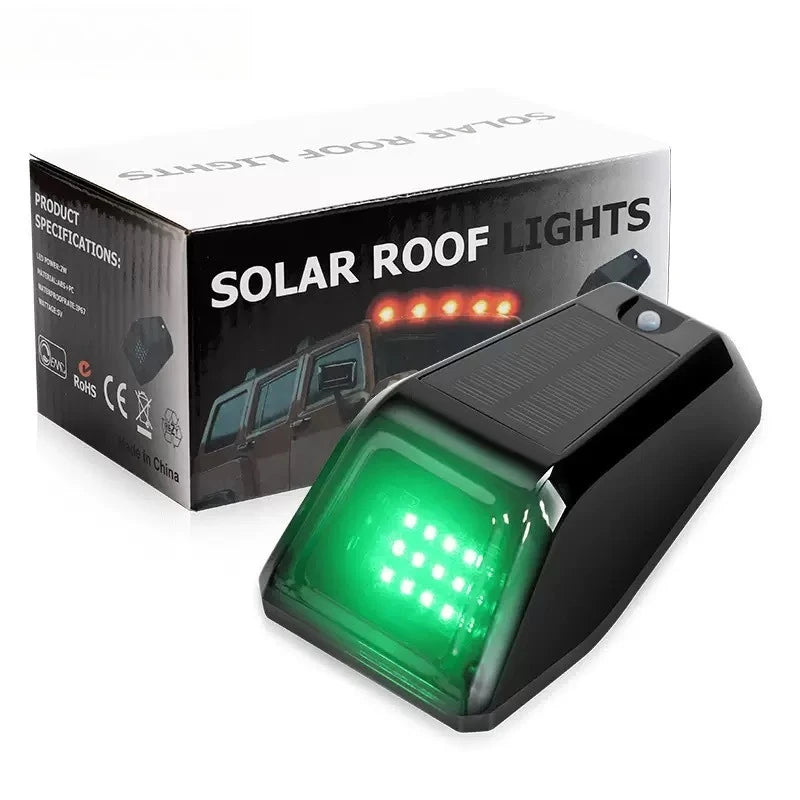 Solar LED Cab Roof Lights for Trucks, SUVs & Motorcycles LED Cab Roof Lights Axl 8000K White Blue
