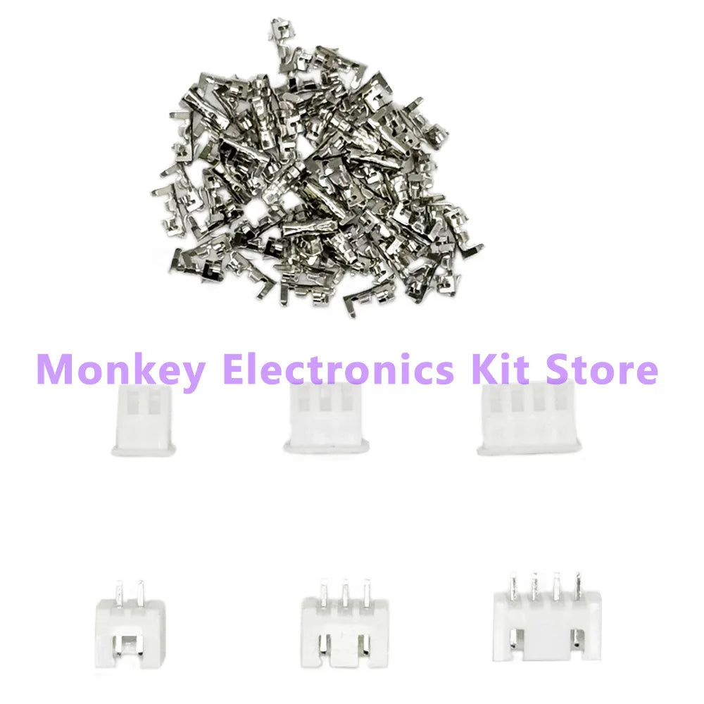 250 PCS JST PH 2.0mm & XH 2.54mm Connector Kit – Wire Terminals Wire Connector Kit Axl