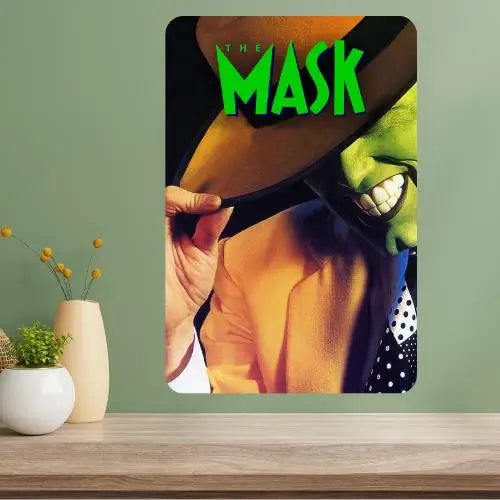 The Mask Classic Movie Metal Poster Sign | Retro Wall Art Metal Wall Sign Axl aluminum sign aluminum 14x20cm