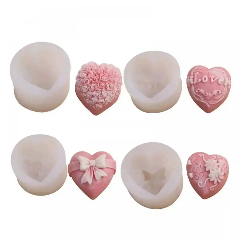 Rose & Bow Silicone Mold – Chocolate, Candy, Soap & Candle DIY Silicone Baking Mold Axl