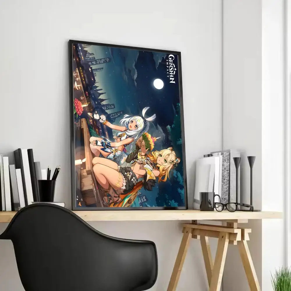 Xilonen Game Canvas Poster – Unframed Wall Art | Home Décor Canvas Wall Art Axl Black8 21X30cmFrameless