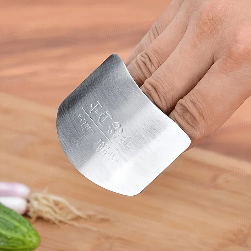Stainless Steel Finger Guard – Kitchen Cutting Safety Tool Kitchen Safety Tool Axl