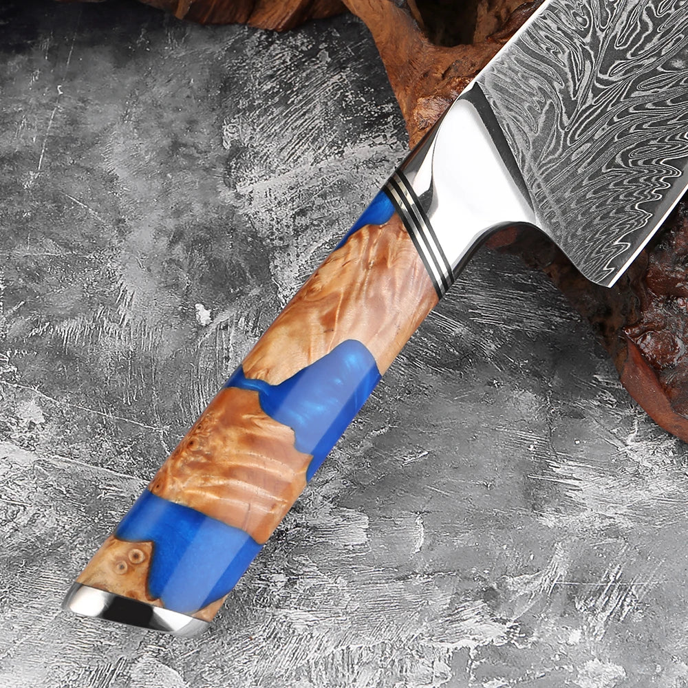 XITUO Damascus Chef Knife Set – 67-Layer VG10 Steel, 1–9 Pcs Damascus Knife Set Axl