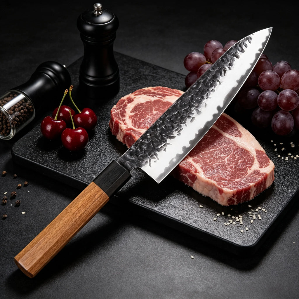 Japanese Gyuto Chef Knife – Sharp Stainless Steel Kitchen Knife Gyuto Chef Knife Axl