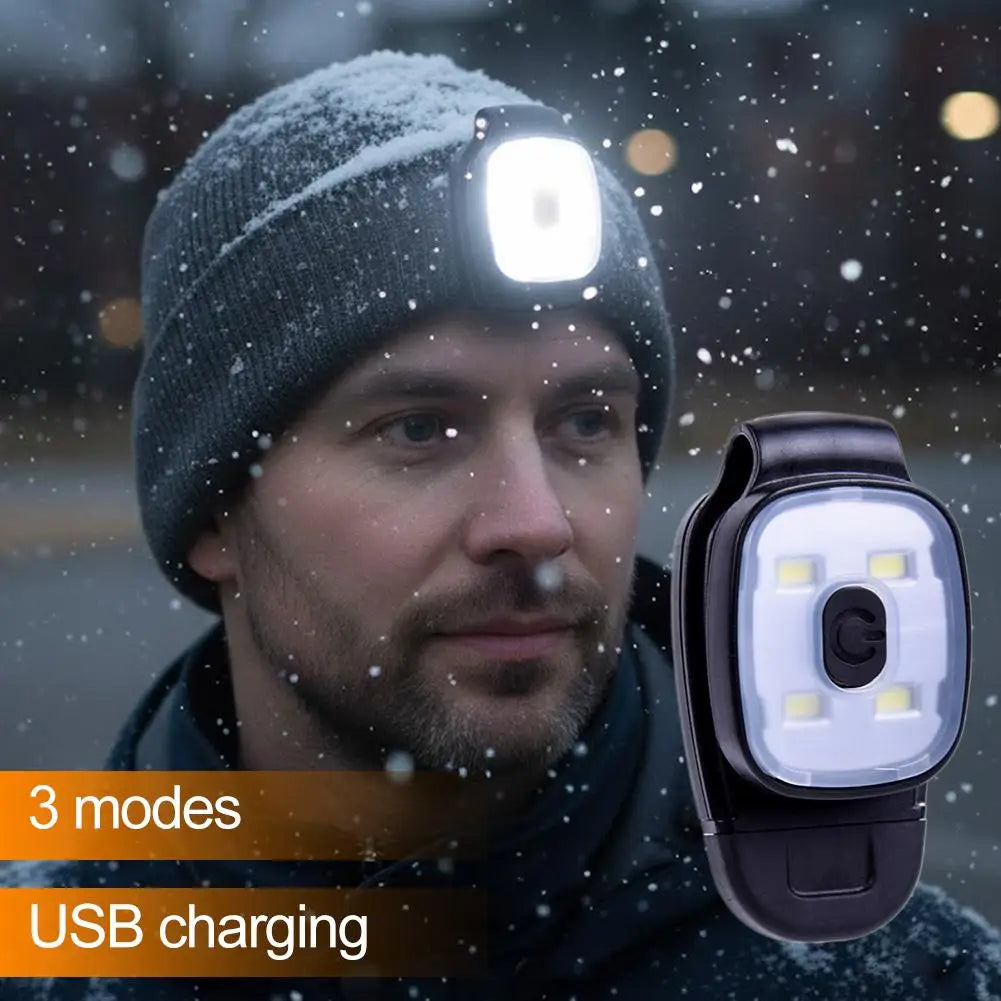 LED Clip-On Running Light – USB Rechargeable Warning Flashlight Clip-On Running Light Axl