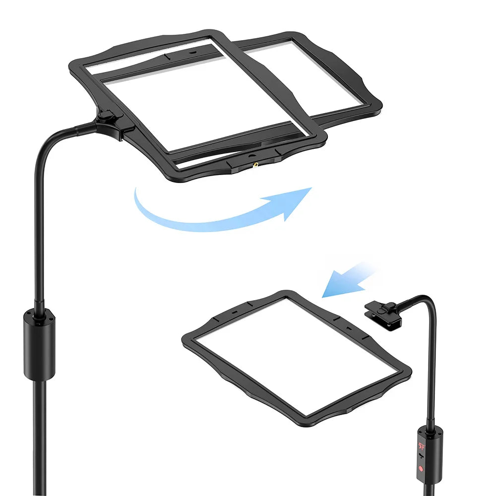 HD Extendable Magnifying Glass with 50 LEDs & 1.8x Lens LED Desktop Magnifier Axl