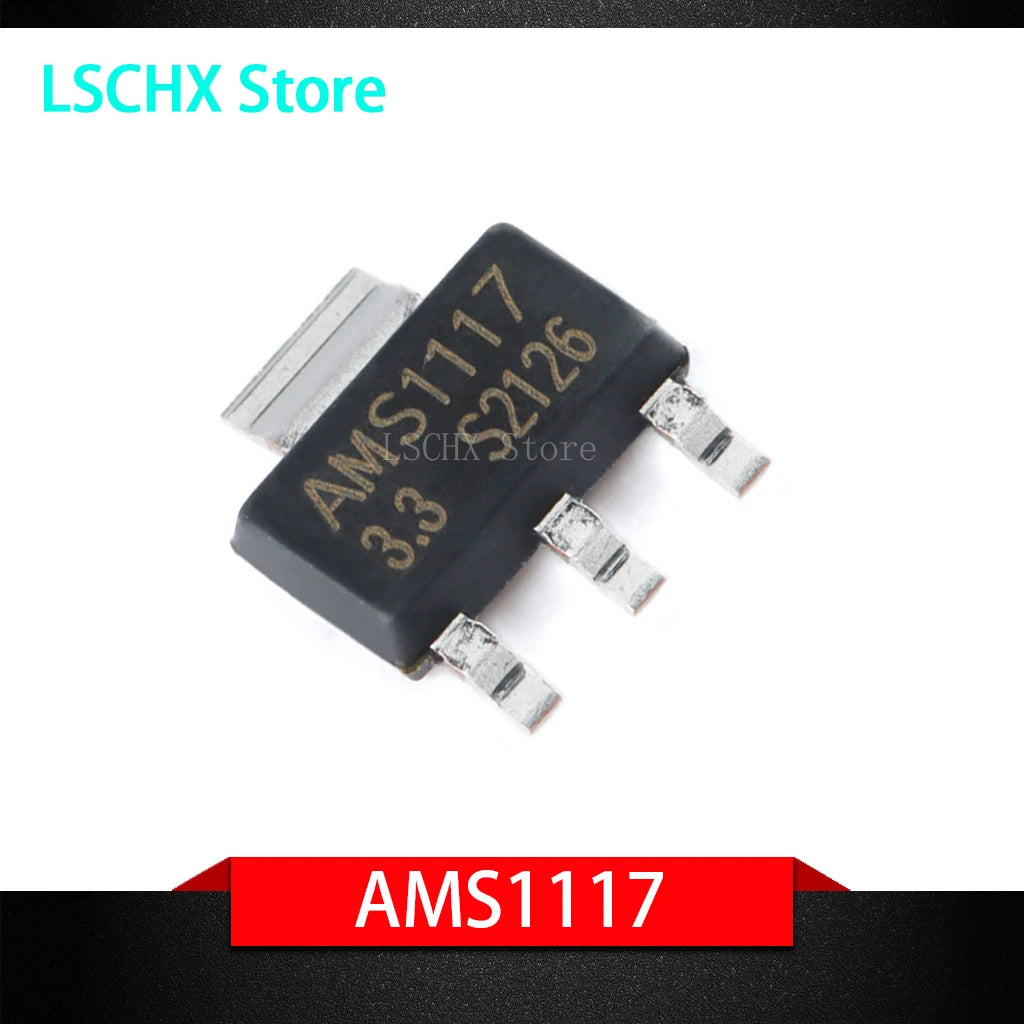 AMS1117 SOT-223 Voltage Regulator IC – 2500pcs Reel All Variants Voltage Regulator IC Axl