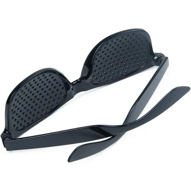 Pinhole Glasses – Anti-Fatigue Eye Exercise Eyewear | Black Pinhole Eyewear Axl