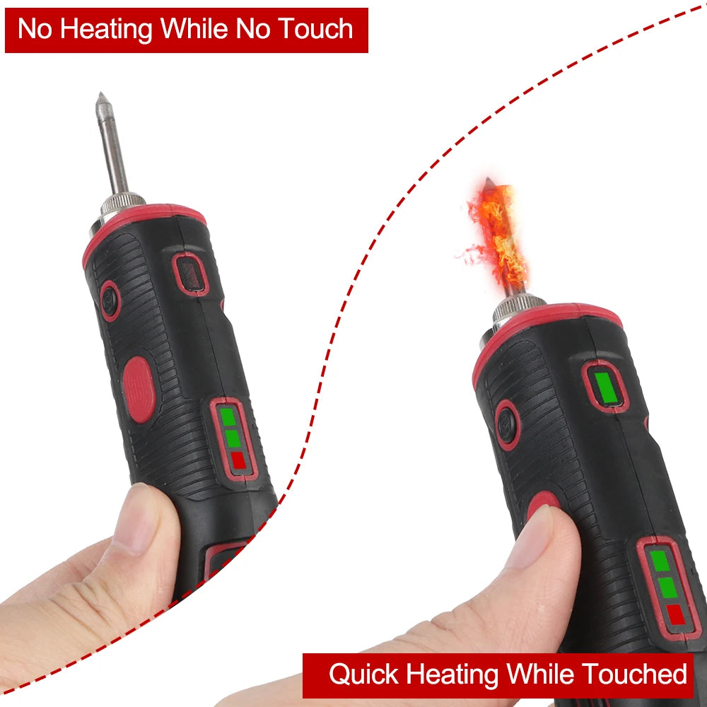 NICEYARD Cordless Soldering Iron Kit 1800mAh – Portable Welder Cordless Soldering Iron Axl