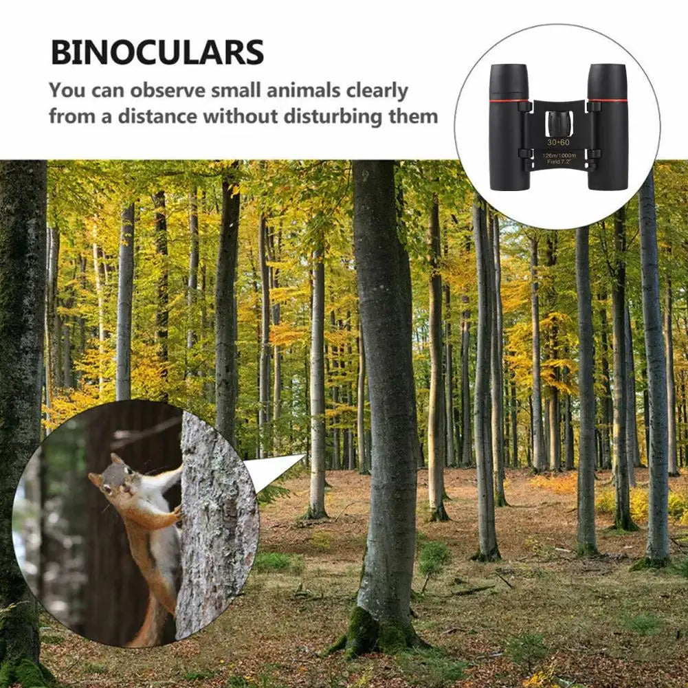 30x60 HD Folding Binoculars – Low Light & Bird Watching Folding Binoculars Axl