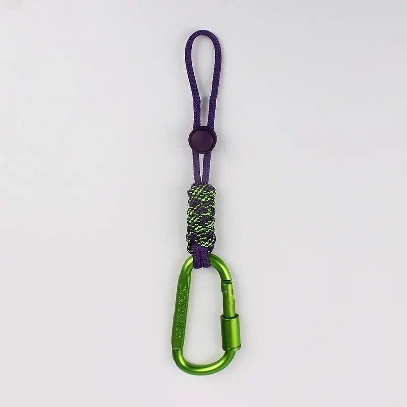 Paracord Water Bottle Carabiner Hook – Hiking & Cycling Clip Carabiner Bottle Clip Axl A17