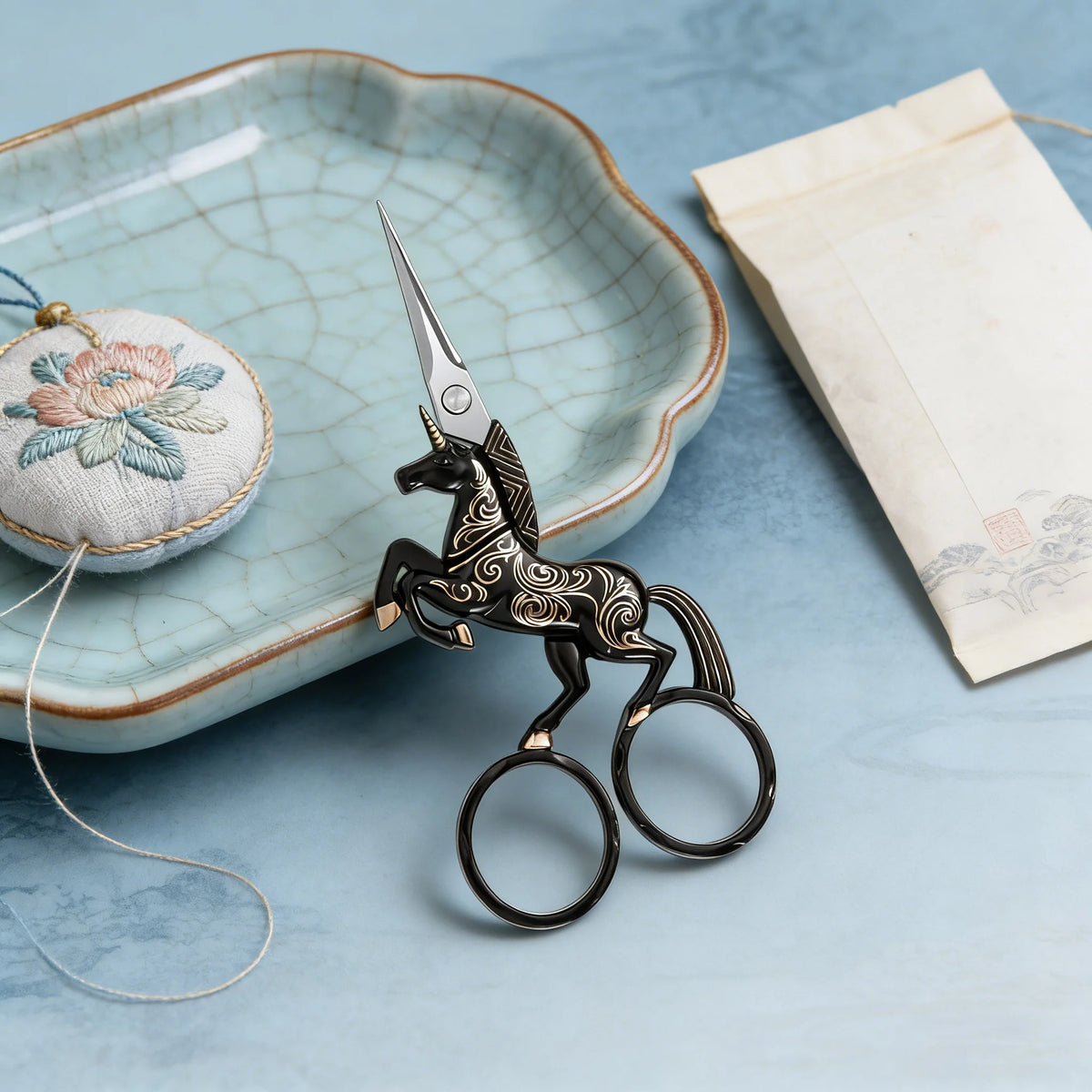 Equine Shape Craft Scissors – Vintage Horse Sewing Scissors Craft Scissors Axl Scissors-Black