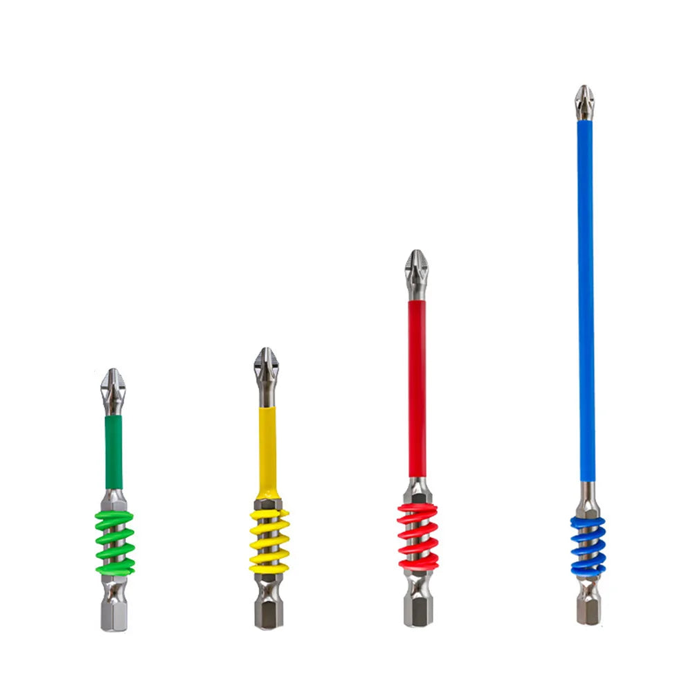 4-Piece PH2 Spring-Loaded Anti-Slip Screwdriver Bit Set Screwdriver Bit Set Axl