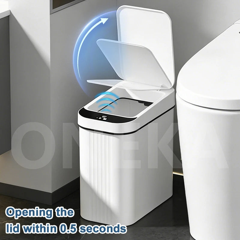 15L Motion Sensor Trash Can – Touchless Bin for Home Motion Sensor Bin Axl