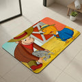 Cartoon Diatomite Bath Mat – Quick Dry, Absorbent, Non-Slip Diatomite Bath Mat Axl White1 30x45cm