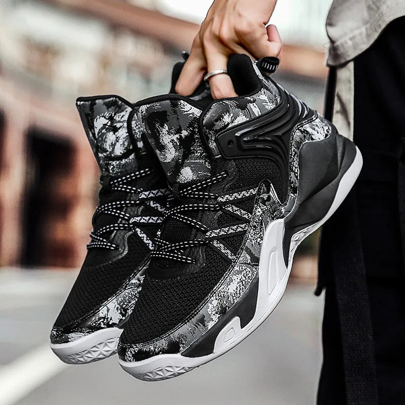 YBQJOO Breathable Basketball Sneakers | Unisex Athletic Shoes Athletic Sneakers Axl