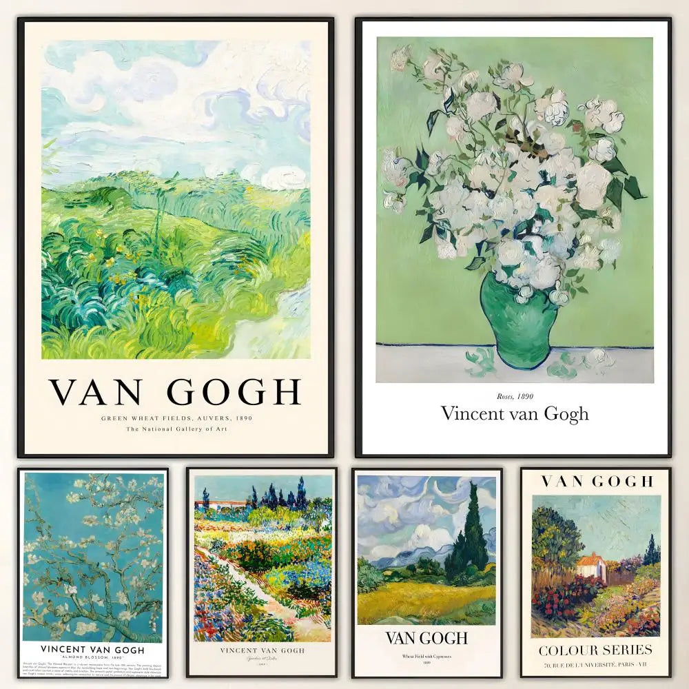 Van Gogh HD Art Poster – Waterproof Sticky Wall Decor Art Wall Poster Axl