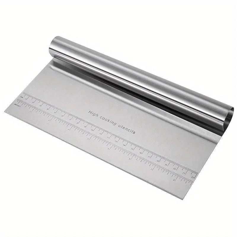 Stainless Steel Dough Chopper Bench Scraper & Pastry Cutter Pastry Cutter Scraper Axl