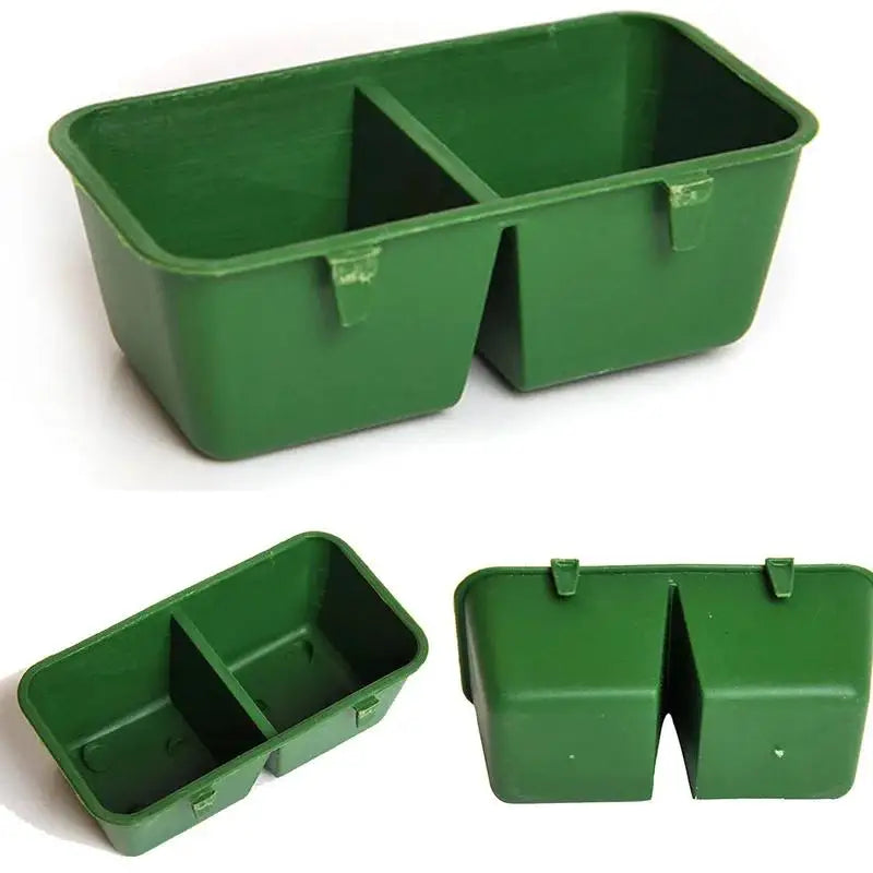 2-in-1 Dual Bird Feeder Bowl for Parrot & Pigeon – 2 PCS Bird Feeder Bowl Axl