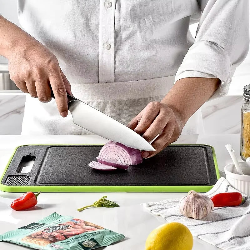 Double-Sided Aluminum Cutting Board – Non-Slip, Food Grade Aluminum Cutting Board Axl