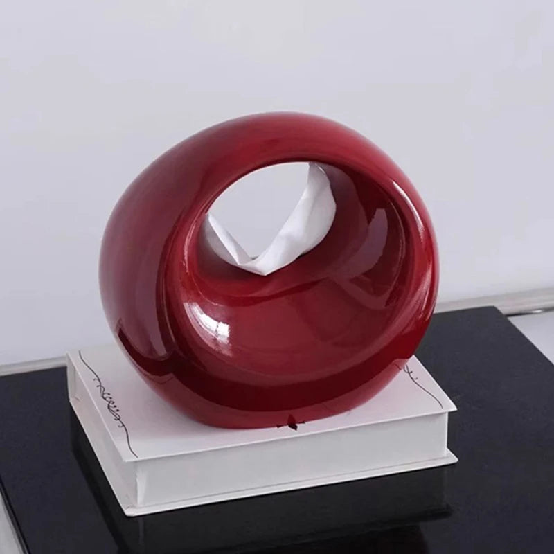 Modern Resin Tissue Box – Desktop Napkin Holder for Home Décor Tissue Box Holder Axl