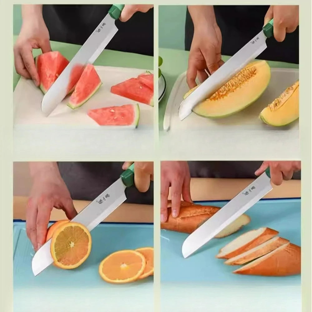 PLYS Stainless Steel Watermelon Fruit Knife with Sheath Fruit Knife Axl