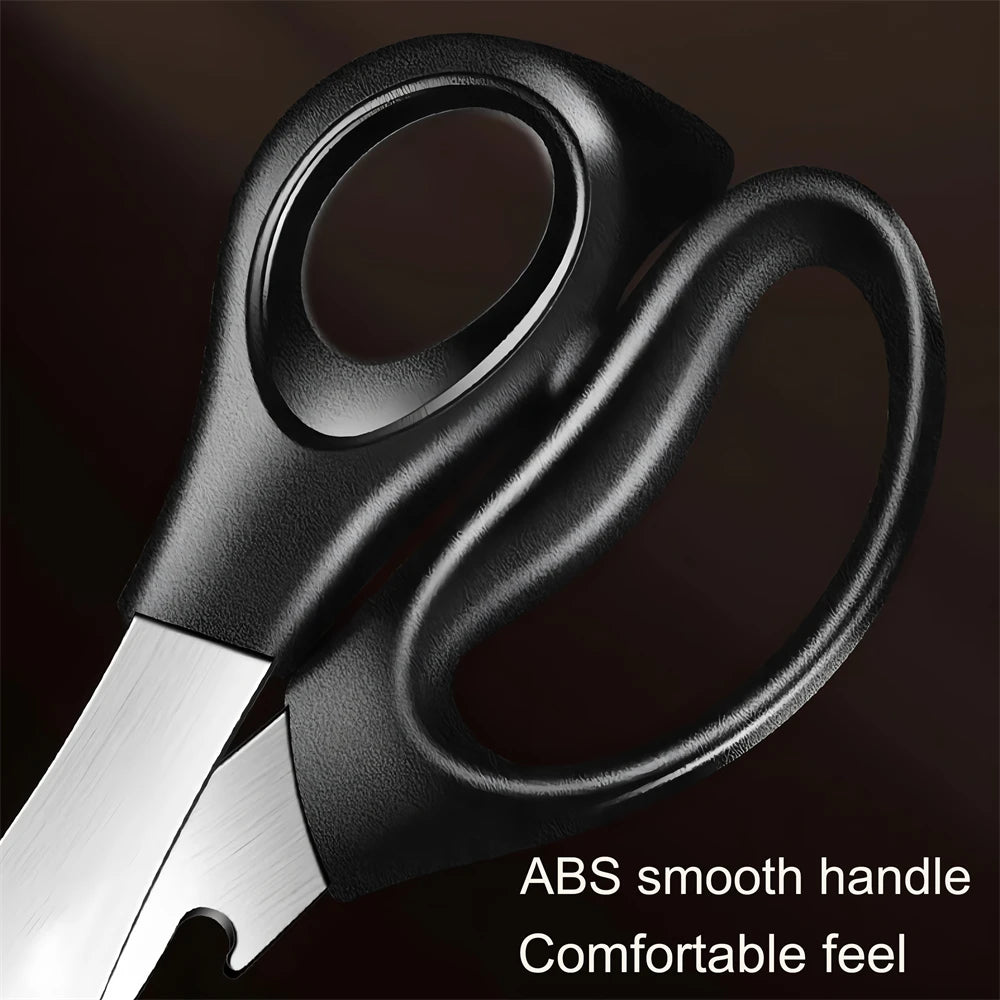 Korean BBQ Stainless Steel Kitchen Scissors | Non-Slip Food Shears Kitchen Scissors Axl