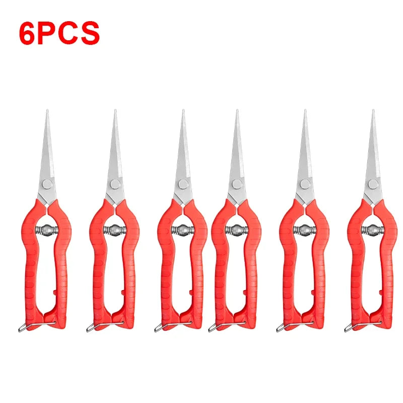One-Handed Pruning Shears – Bypass Garden Scissors Pruning Shears Axl Style C 6pcs
