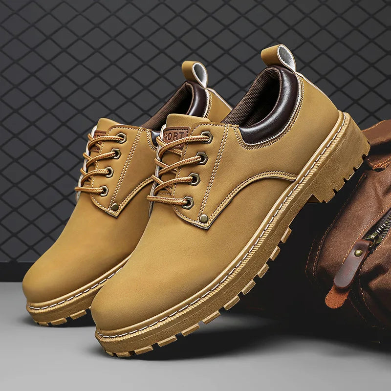 Men's Platform Oxford Shoes – Lace-Up Casual Dress Loafers Men's Oxford Shoes Axl