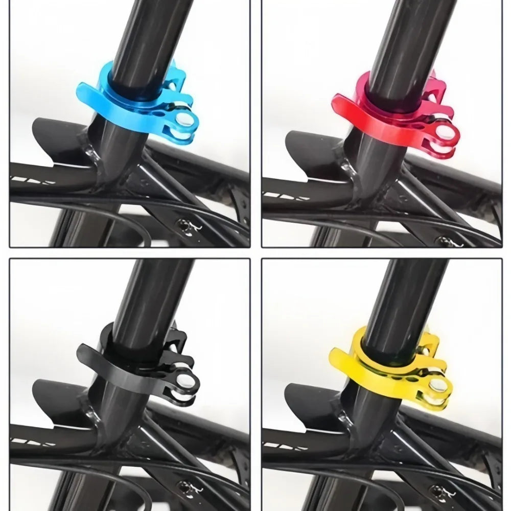 31.8mm Quick Release Bike Seatpost Clamp – Aluminum MTB Road Bike Seatpost Clamp Axl