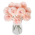 5-Pack Artificial Silk Chrysanthemum Ball Bouquet | Home Decor Artificial Flower Bouquet Axl Light Pink 5 pcs