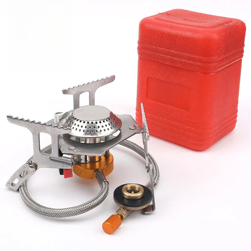 Portable Windproof Camping Gas Stove – High Pressure Burner Camping Gas Stove Axl