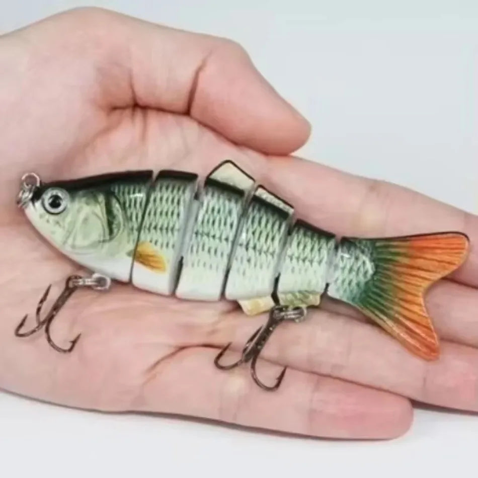 6-Section Soft Swim Fishing Lure 15g – Realistic Jointed Bait Soft Fishing Lure Axl