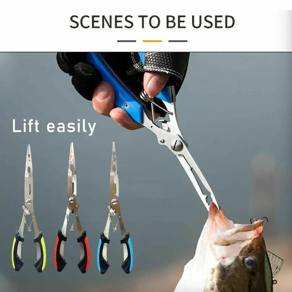 Multi-Function Fishing Pliers – Ergonomic Anti-Slip Steel Fishing Pliers Axl