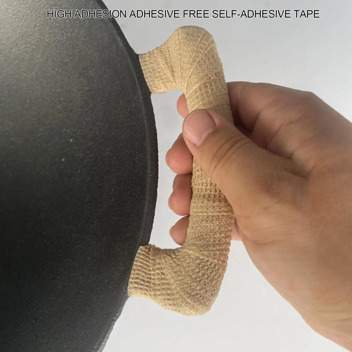 Heat-Resistant Pot Handle Wrap Tape – Non-Slip Self-Adhesive Cookware Handle Wrap Axl