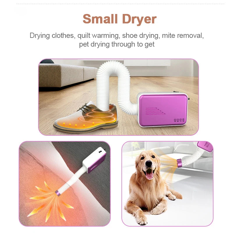 BALASHOV Portable Folding Clothes & Shoe Dryer – Dehumidifier Portable Clothes Dryer Axl