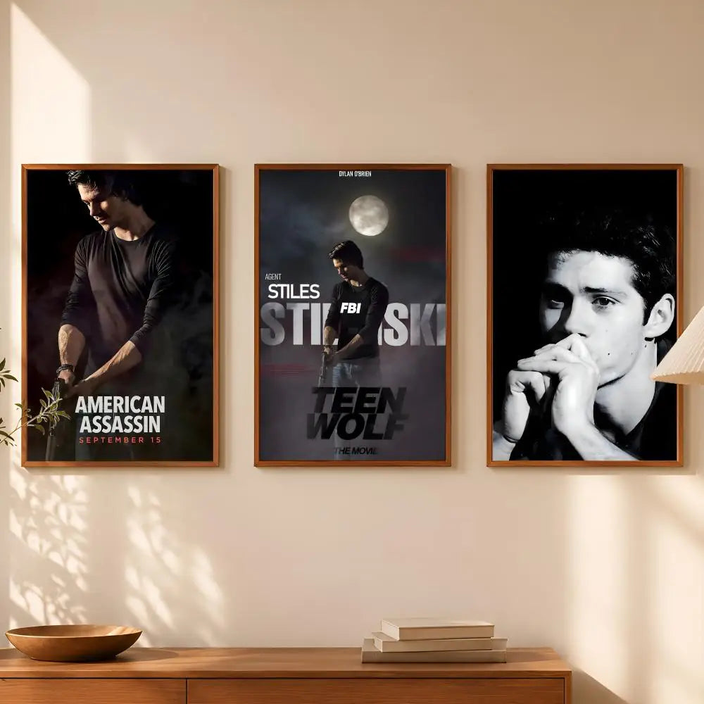 Dylan O'Brien HD PVC Wall Poster – Self-Stick Home Décor Wall Art Poster Axl