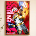 Tokusatsu Ex-Aid HD Self-Adhesive Waterproof Wall Poster Wall Poster Axl White05 30X40cmNoframe