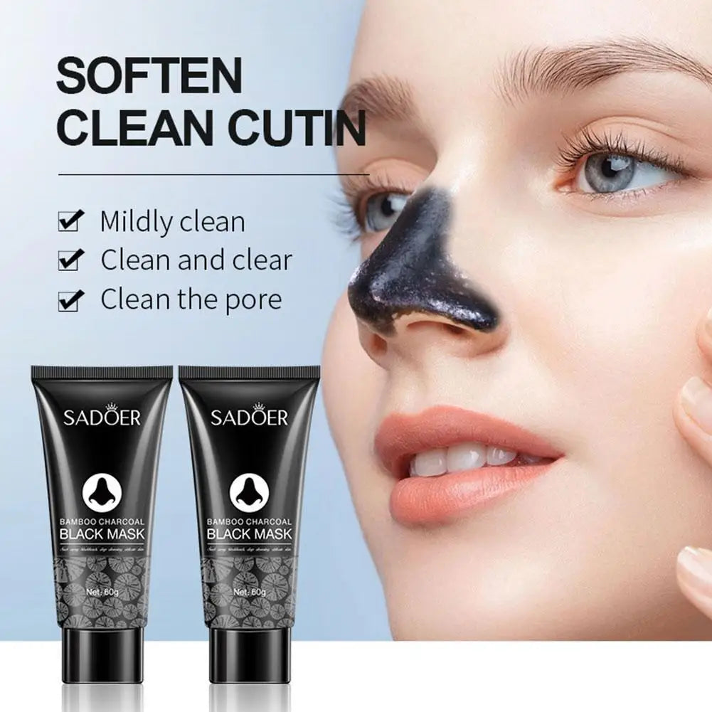 Bamboo Charcoal Peel-Off Black Mask – Blackhead Remover Peel-Off Face Mask Axl
