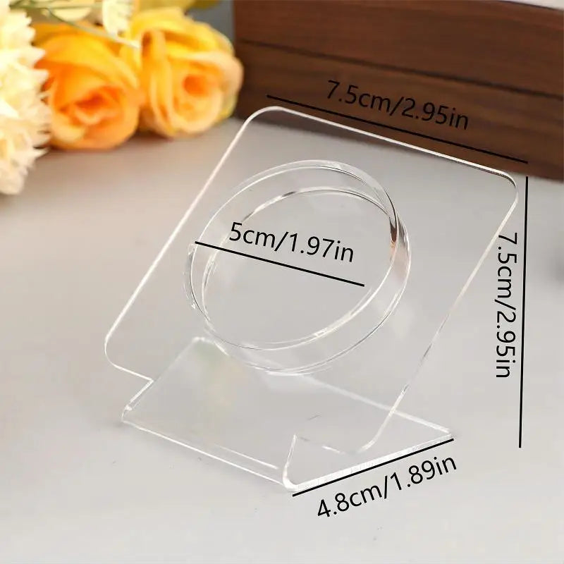 Acrylic Bangle Holder – 14-Bracelet Jewelry Display Stand Jewelry Display Stand Axl A1